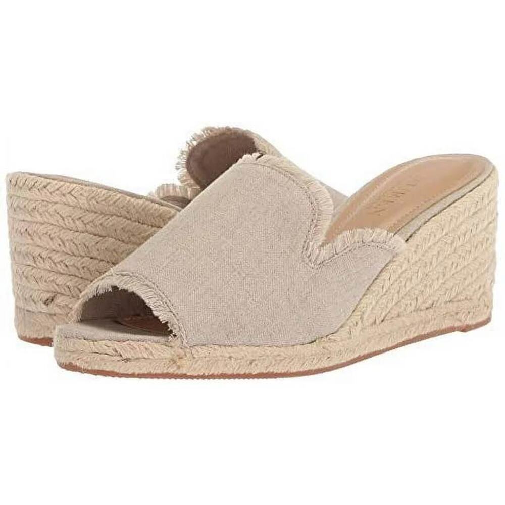 Lauren Ralph Lauren Women's Size 9.5 Carlynda Espadrille Wedge Sandals - Picture 1 of 8